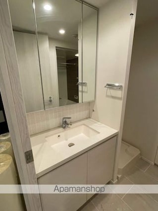 ザ・パークハビオ早稲田[1DK/33.44m2]の洗面所