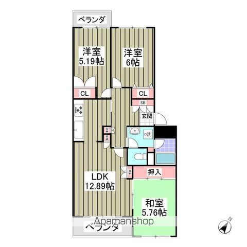 ラレーブ八千代台の間取り写真