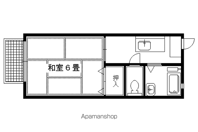 ハイツ静市の間取り写真