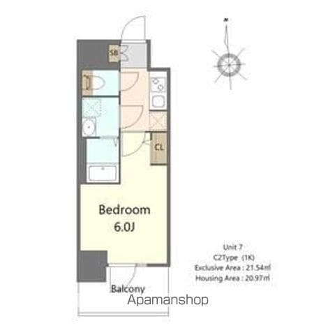 SーRESIDENCE高井田BELETAの間取り写真