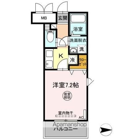 アスコット鉄砲町の間取り写真