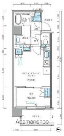パークアクシス新大橋の間取り写真