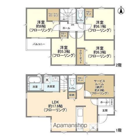 ＫＯＬＥＴ国立泉の間取り