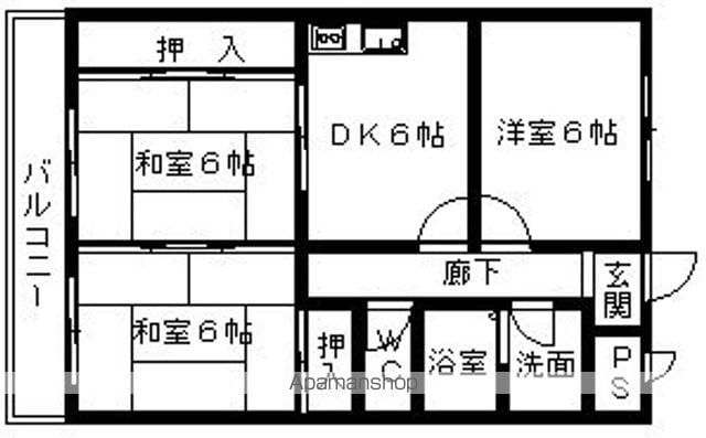 サンライズマンションの間取り写真