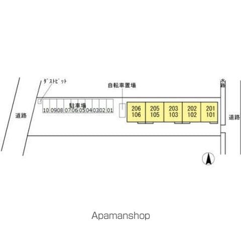 ＥＬＬＥ　ＣＨＡＴＥＡＵ（エルシャトー） 106 ｜ 岐阜県岐阜市今嶺２丁目9-13（賃貸アパート1LDK・1階・36.01㎡） その13