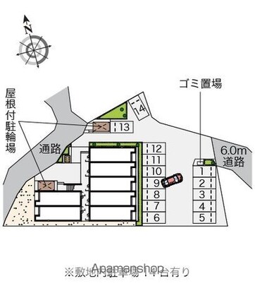 レオネクスト阿星[1K/30.03m2]の配置図