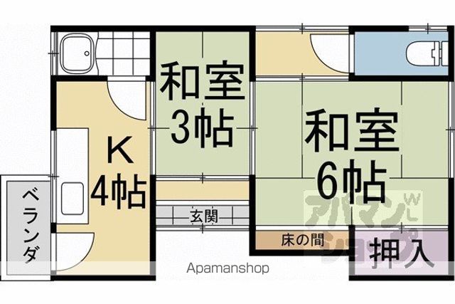 木幡住宅の間取り写真