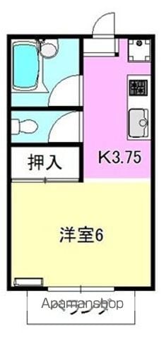 プレジールカタオカの間取り写真
