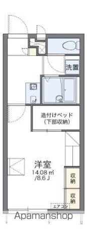 レオパレスS COURTの間取り写真