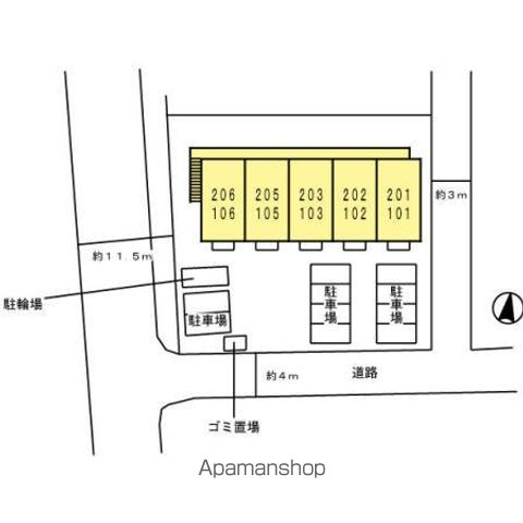 セジュール光 201 ｜ 福岡県久留米市高野２丁目11-2（賃貸アパート1LDK・2階・41.95㎡） その27