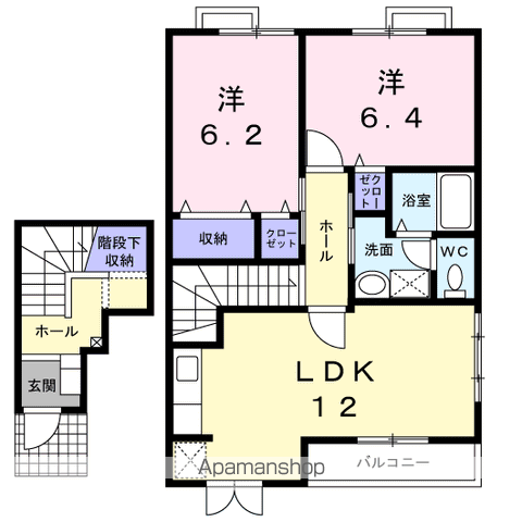 【エトワール　Ａの間取り】