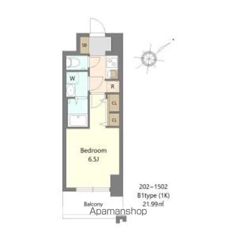 SーRESIDENCE堺BLAZEの間取り写真