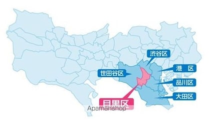 東京都目黒区東が丘１丁目[1K/21.53m2]の共用部1