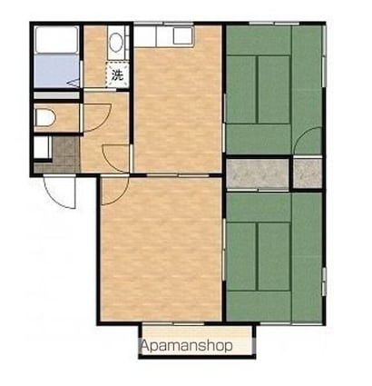 サンレイク陣屋[3DK/54.81m2]の間取図