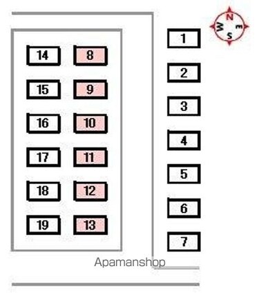洲之内　博子　借家[3DK/44.55m2]の配置図