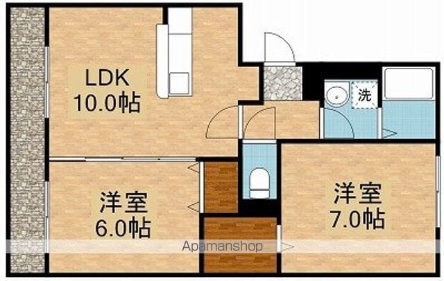 【東大和市南街のマンションの間取り】