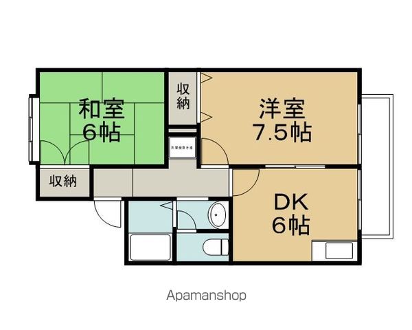 シャトー山翠の間取り写真