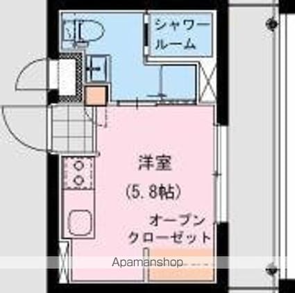 Ｔｈｅ　Ｒｏｃｋ　ＡＰＴ[1R/16.12m2]の間取図