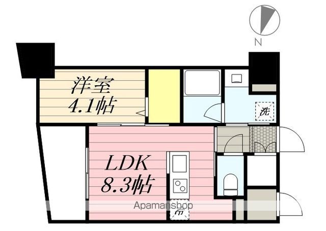 【ラクレイス香椎駅前の間取り】