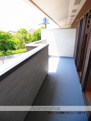 茨城県行方市麻生[3LDK/73.25m2]のバルコニー