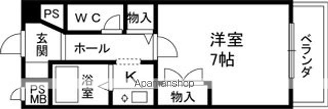 シティガーデン新通の間取り