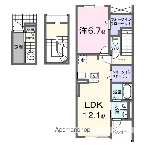 【グラシアス　南アルプスの間取り】