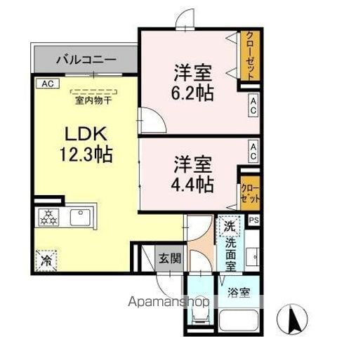 グラナーデ弥生町の間取り写真