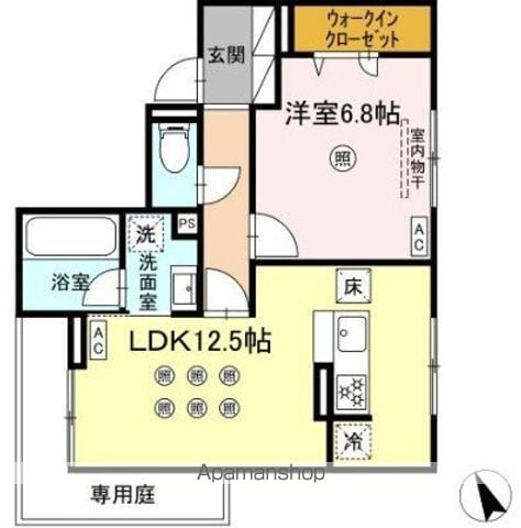 サニーサイド箱崎の間取り写真