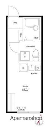 ＮＡＶＩ東池袋[1R/16.05m2]の間取図