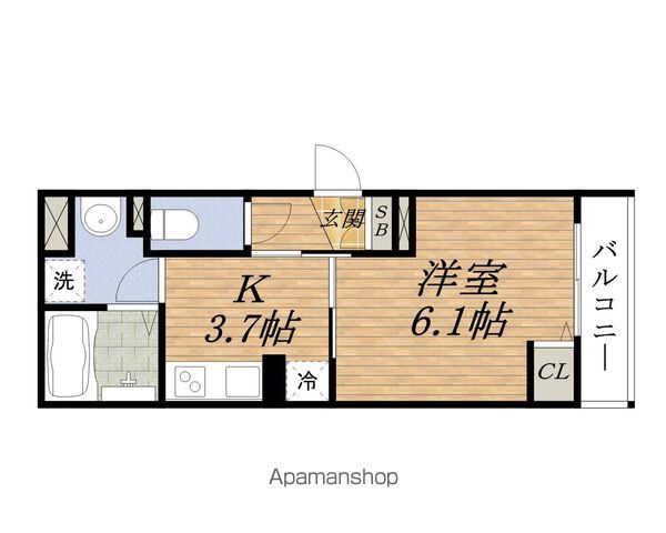 ウインザーパレス東淀川区菅原D−ROOMの間取り写真