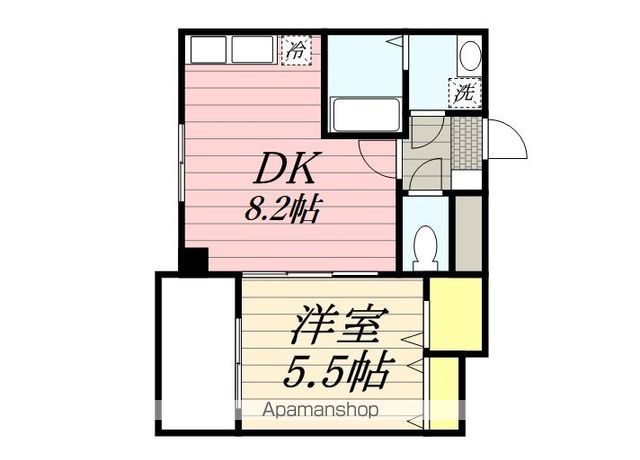 千葉市中央区今井のマンションの間取り