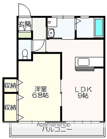 北添マンション 301 ｜ 高知県高知市高須３丁目9-3（賃貸マンション1LDK・3階・35.00㎡） その2