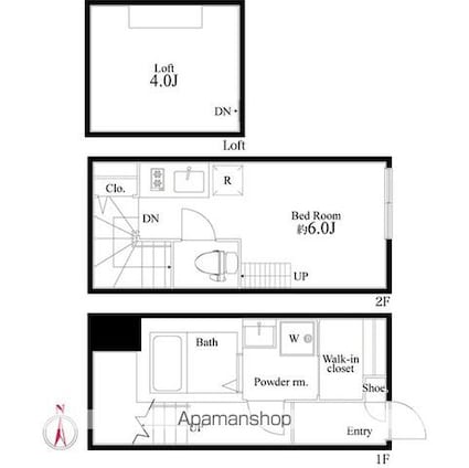 ｓｔａｇｅ野方[1R/24.24m2]の間取図