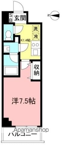 A LATO MINAMISENJUの間取り写真