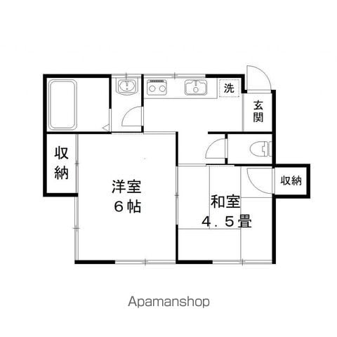 セシール幕張Ⅱの間取り