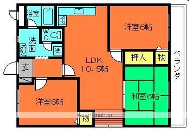 ダルバールやまとの間取り写真