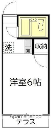 ラメール桜上水[1R/14.2m2]の間取図