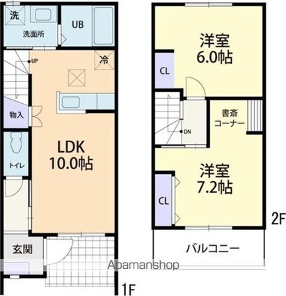 Ｓｕｎｎｙ　Ｃｏｕｒｔ[2LDK/56.51m2]の間取図