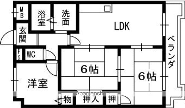 クリーン東久の間取り写真