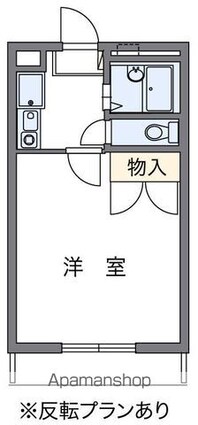 マグノリア春日[1K/23.18m2]の間取図