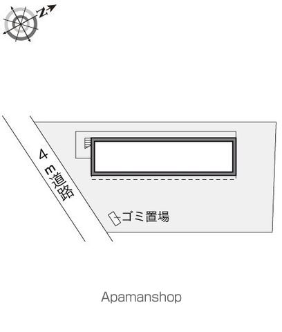 レオパレス小茂根[1K/19.87m2]の配置図