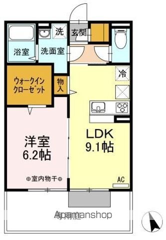 LUCE SERENOの間取り写真
