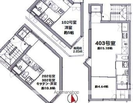ミレドゥーエ三軒茶屋[2LDK/55.86m2]の間取図