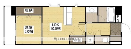 Ｓ・Ｋ・Ｒ　ＤＯＢＡＳＨＩ[1LDK/40.09m2]の間取図