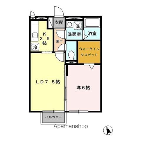グランドソレーユ東合川の間取り写真