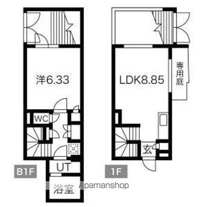 ＡＳＴＩＬＥ　三軒茶屋Ⅲ[1LDK/41.84m2]の間取図