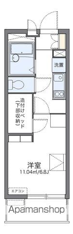 レオパレス白ゆりの間取り写真