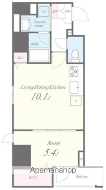 ＲＡＸＡ神田須田町[1LDK/40.02m2]の間取図
