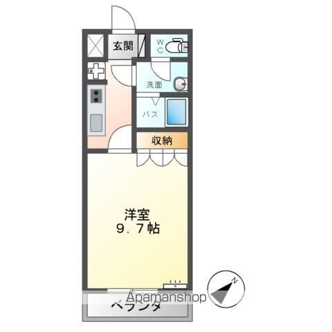 【鹿嶋市緑ヶ丘のアパートの間取り】