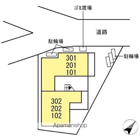 Ｄ　ＰＡＩＮＡ　日吉本町Ⅰ 202 ｜ 神奈川県横浜市港北区日吉本町３丁目12-(仮)（賃貸アパート1LDK・2階・28.81㎡） その3